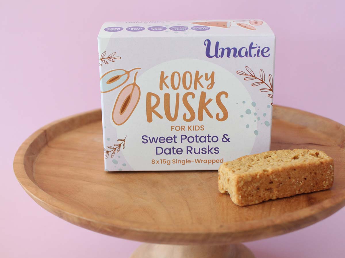 Kooky Rusks - Sweet Potato & Date